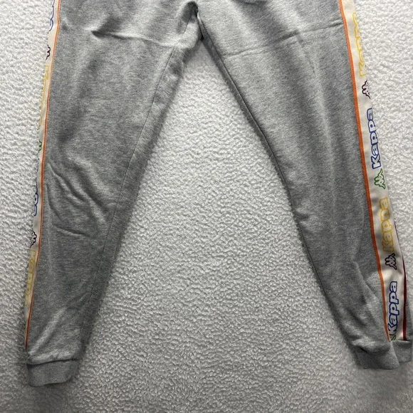KAPPA Sweatpants Womens Small Gray Fleece Jogger Adult No Drawstring - Picture 2 of 16